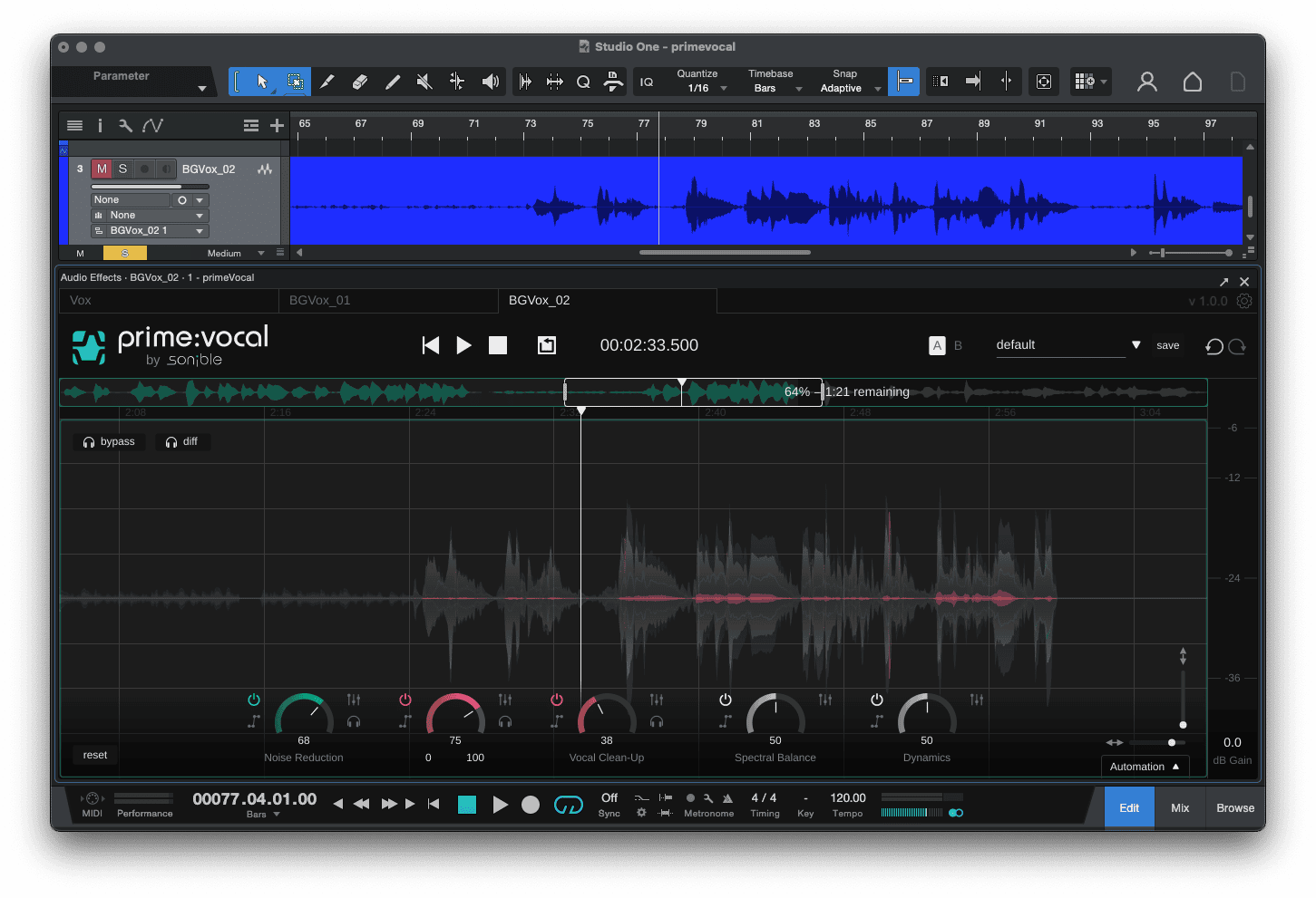 prime:vocal analyze